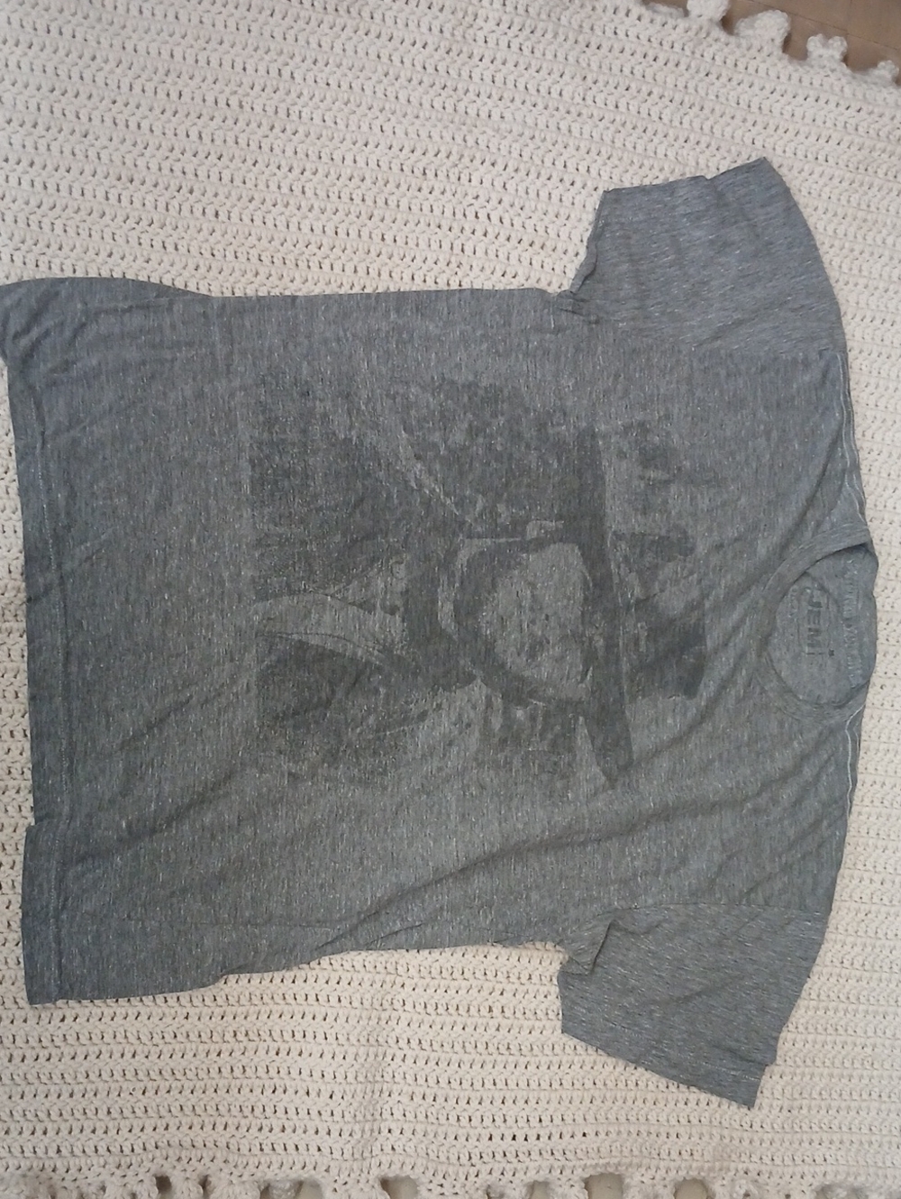 0Men's JEM Brand Heather Gray Graphic Tee